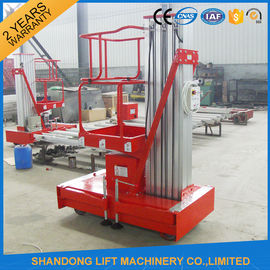 Mobile Hydraulic Aerial Work Platform Lift With High Strength Aluminum Alloy Material