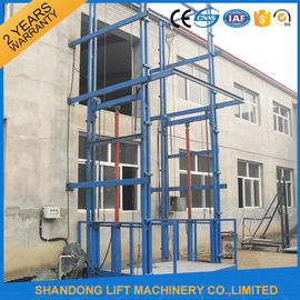 Hydraulic Vertical Warehouse Industrial Lifts Elevators with 10 m Guide Rail CE