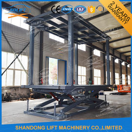Underground Scissor Double Car Parking System Hydraulic Car Lift for 2 Cars