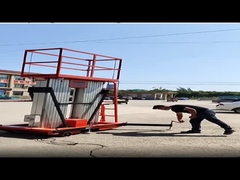 2 टन 2 मीटर गोदाम कार्गो लिफ्ट टेबल प्लेटफार्म स्थिर हाइड्रोलिक कैंची लिफ्ट